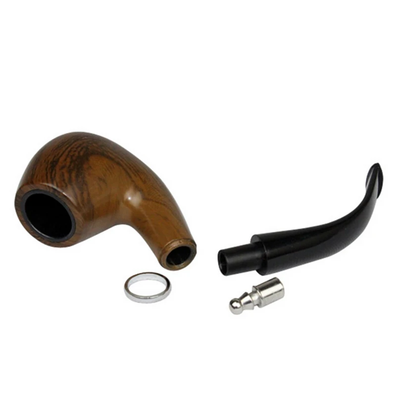 Классические трубки из древесного зерна и смолы дымчатый фильтр длинная трубка