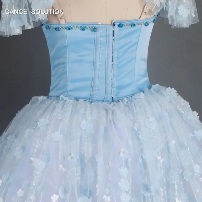 Pale Blue Romantic Ballet Tutu with Spandex Camisole and Tulle Dress Woman &amp Child Dance Costume Ballerina Customize B17027 |
