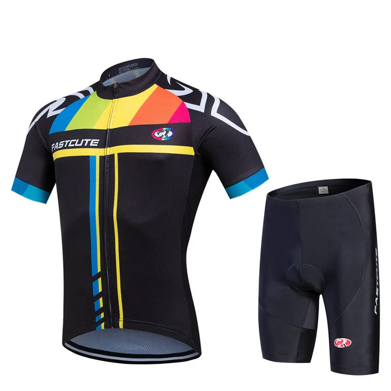 2018 человек Велоспорт трикотаж летний комплект команды короткий рукав набор