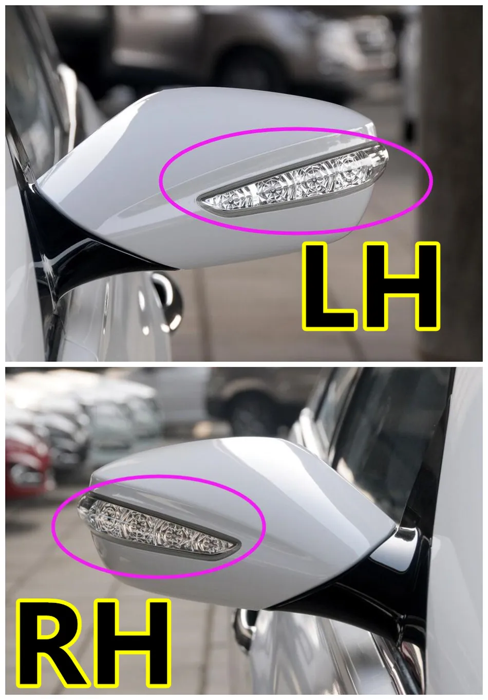 Оригинальное Внешнее Зеркало для HYUNDAI i45 Sonata YF / Hybrid с поворотным сигналом зеркало