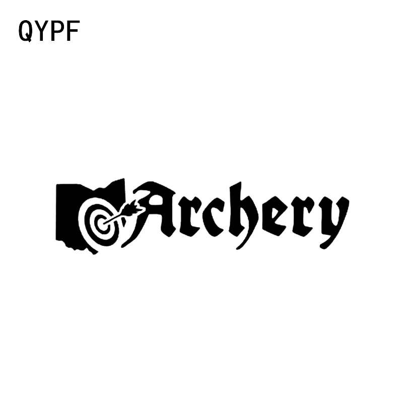 QYPF 15 8*4 2 см Мода стрельба из лука охотничий спортсмен диапазон Bullseye стикер