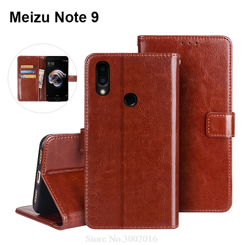 Чехол для Meizu Note 9 откидной Роскошный кошелек Обложка на заднюю панель из искусственной кожи чехол для телефона для Meizu Note 9 Note9 M923Q чехол 6,2