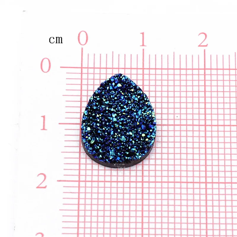 Серьги-капельки из кабошона 10 шт. 16x12 мм полимерные пластыри подвески в стиле бохо