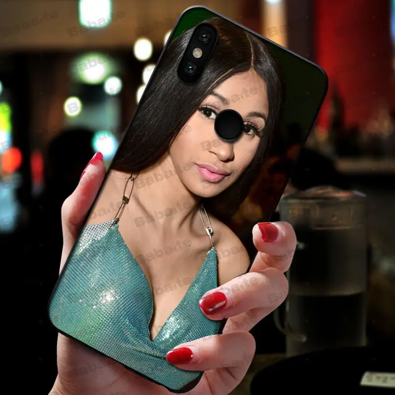 Babaite модный Nova Cardi B язык Тонкий силиконовый чехол для телефона xiaomi mi 8se 6 mi8lite note2 note3