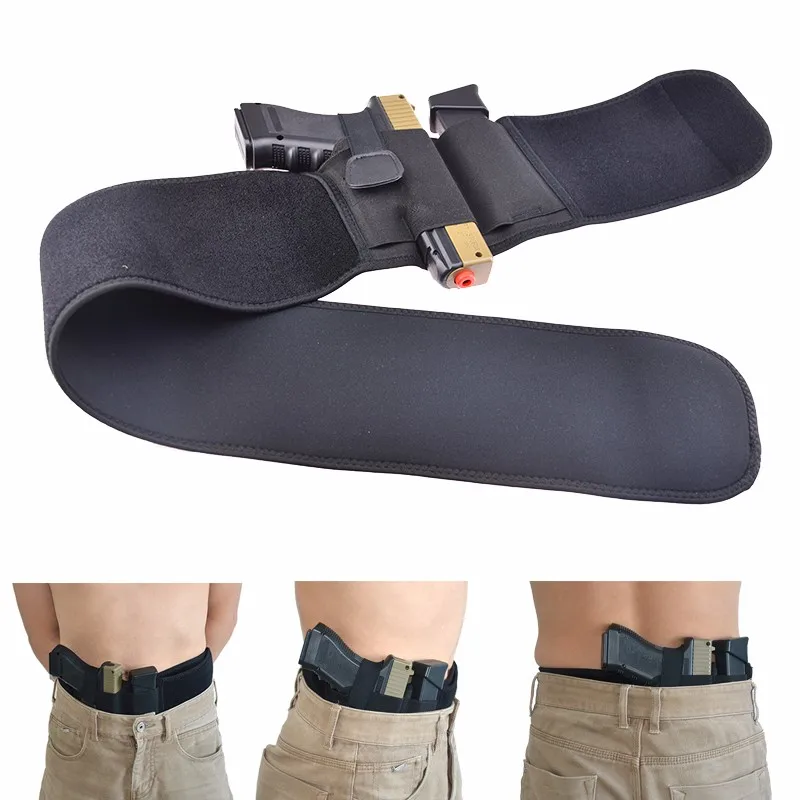 

Tactical Concealed Holster Carry Ultimate Belly Band Holster Gun Pistol Holsters Fits all Pistol Gun Case Glock Holster Hunting