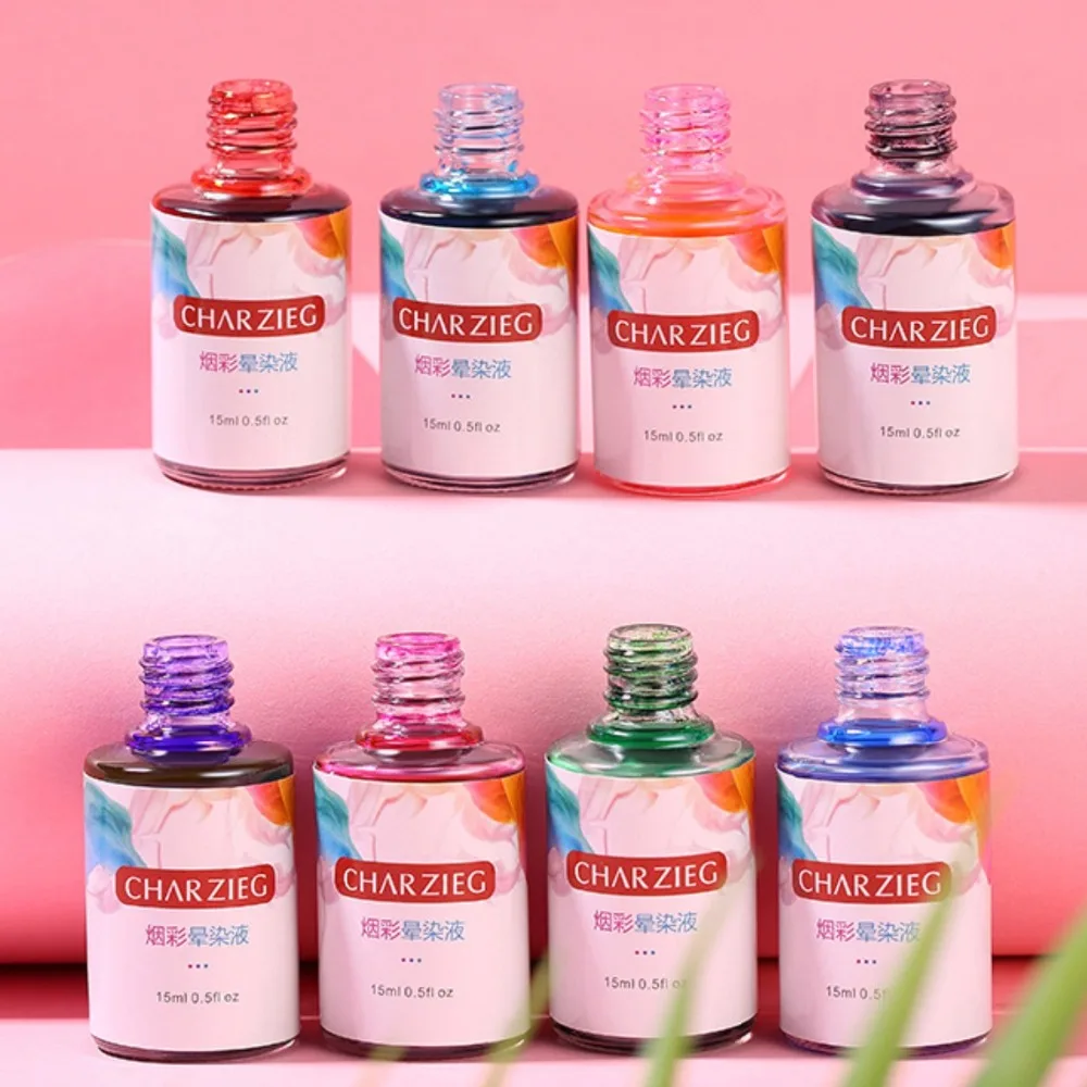 1PC15ml акварельные чернила лак для ногтей набор гель с рисунком цветения эффект