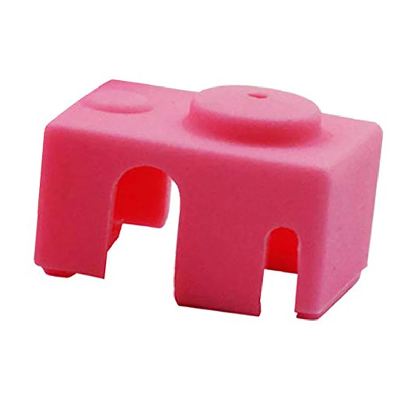Aokin 3d принтер силиконовые носки поддержка для E3D V6 PT100 J-head Hotend 1,75/3,0 мм подогреваемый блок экструдер тепловой блок силикон