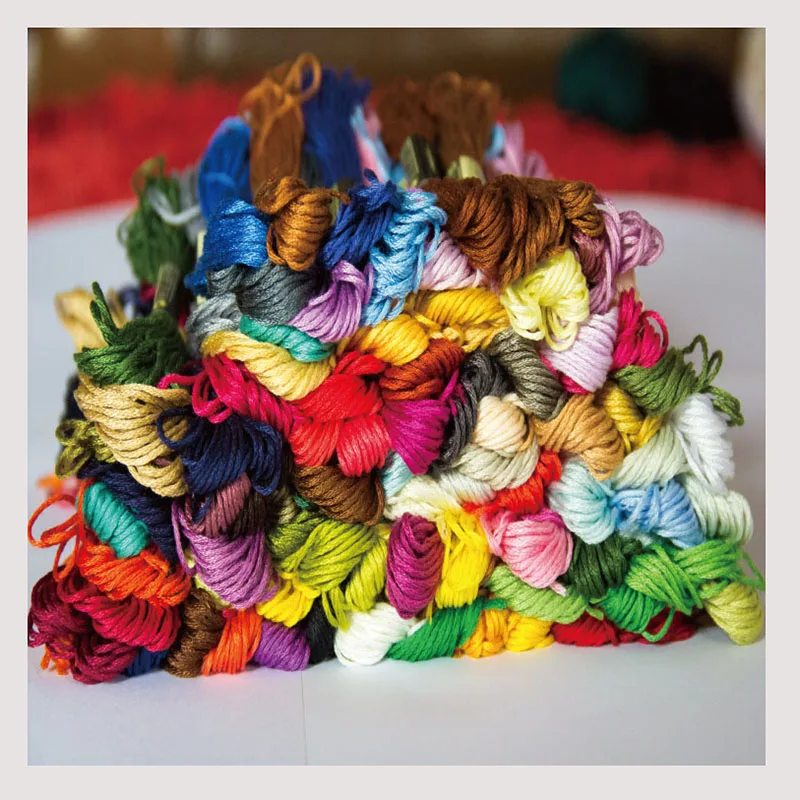 50 шт. хлопковые нитки для вышивки крестиком|cotton embroidery|art colorsarts crafts sewing |