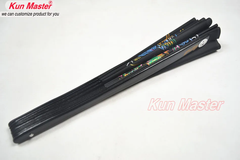 Бамбуковый боевой веер кунг-фу для тренировок по боевым наукам Wu Shu Fan Dragon And Phoenix