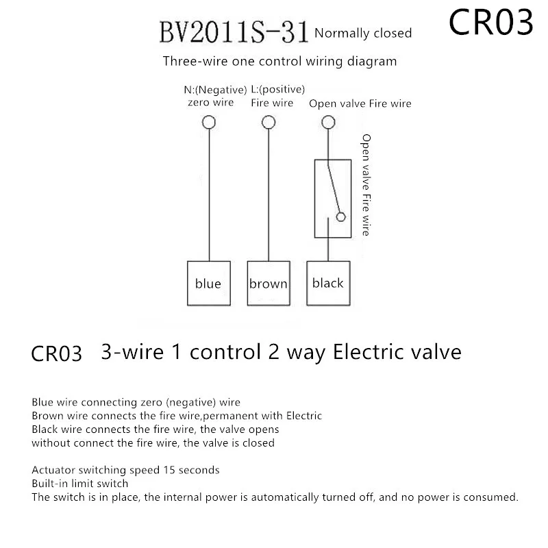 Т-образный Трехходовой электрический клапан двухходовой моторизованный