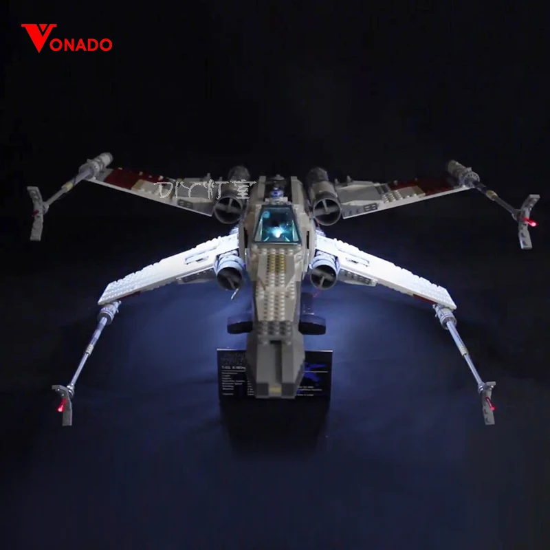 Светодиодная лампа для Lego 10240 05039 lego X Wing Red Five Star War здание истребителя блоки