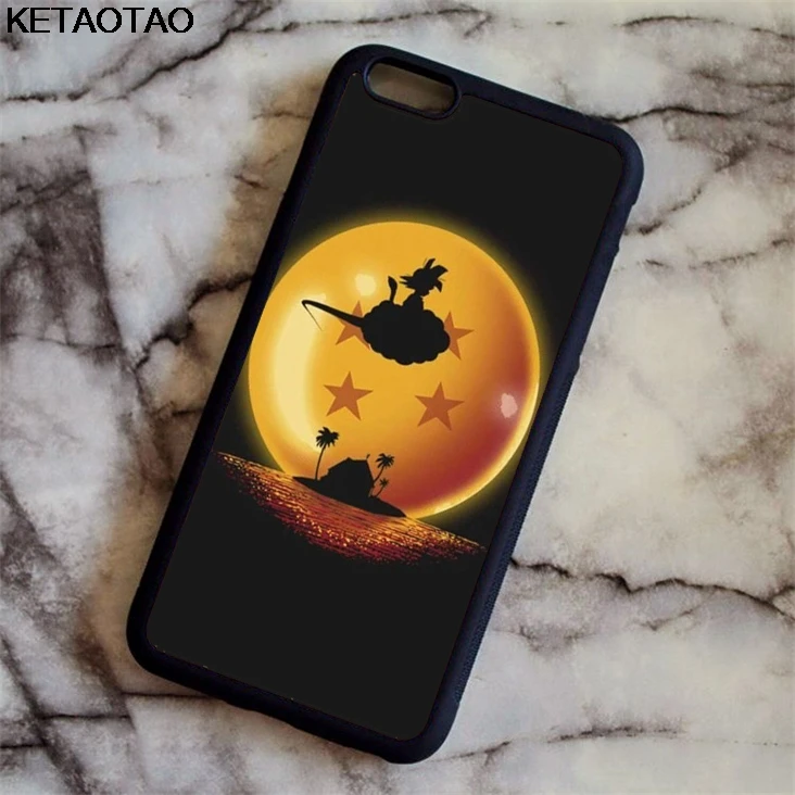 KETAOTAO Горячая продажа Драконий жемчуг Z Goku чехлы для телефонов iPhone 4S 5C 5S 6S 7 8 Plus X