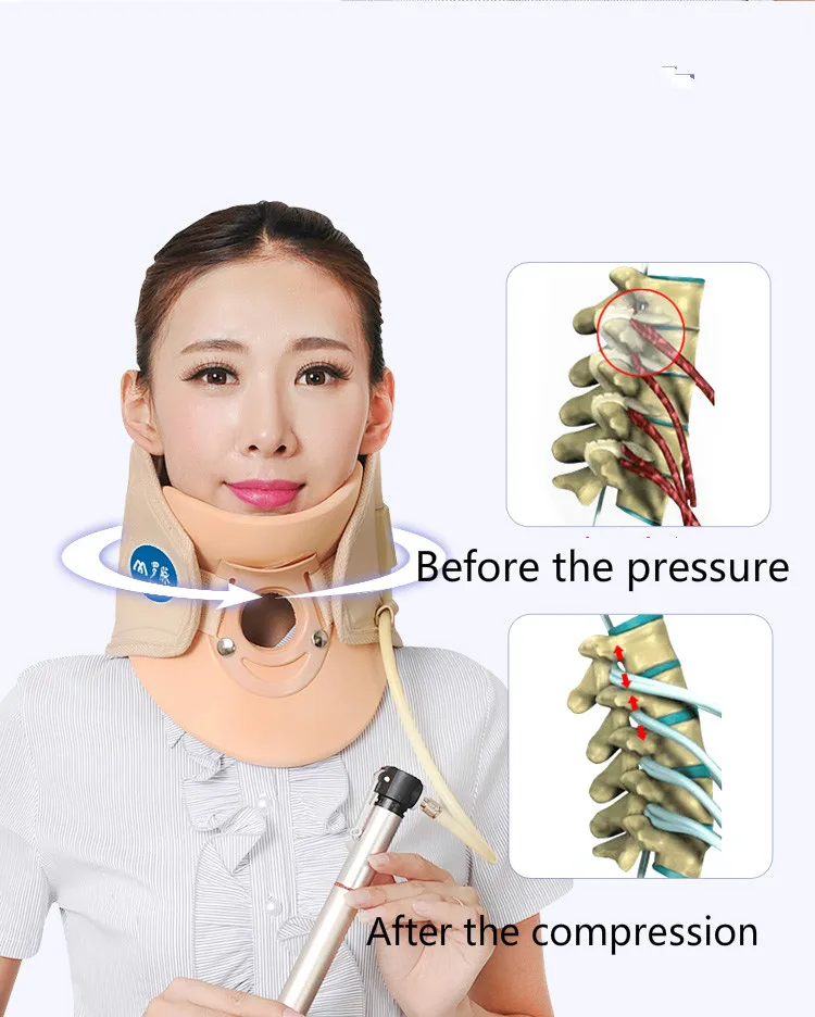 Аппарат для вытягивания Шеи Надувной поддержки шеи фиксированный Торо-Пульс