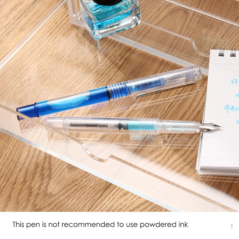 F10 перьевая ручка EF/F прозрачная Роскошная каллиграфическая художественный шрифт