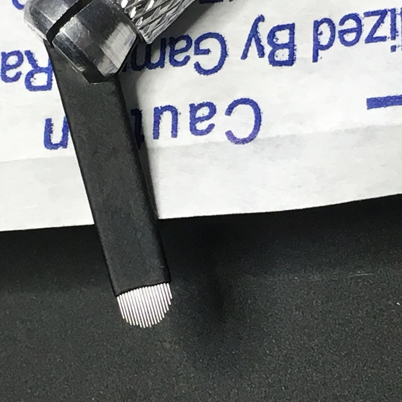 200 шт. U 18 иглы татуировки мануального татуажа бровей лезвия Перманентный макияж