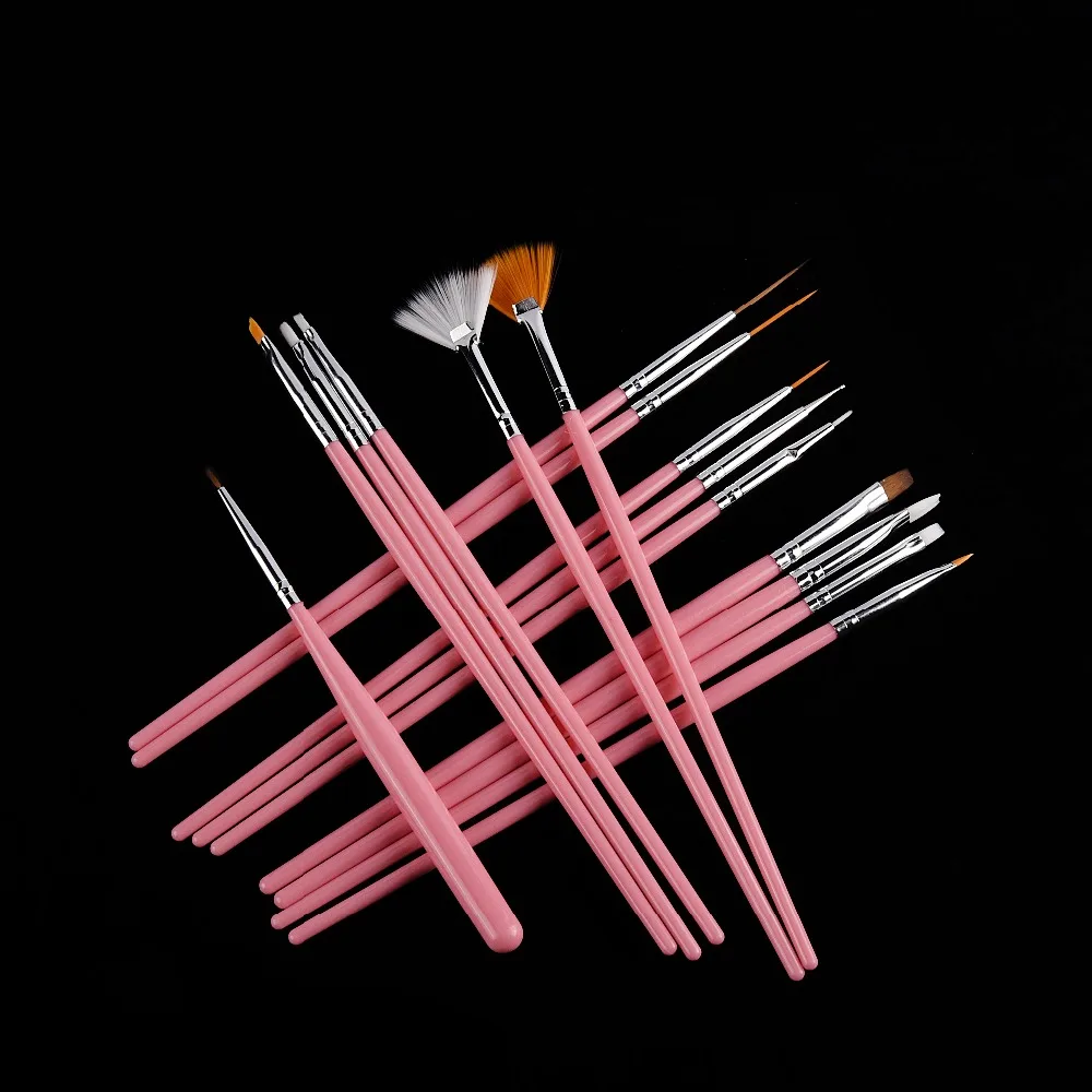 ROSALIND 20 шт./компл. кисти для ногтей Дизайн Комплект нанесение пунктира