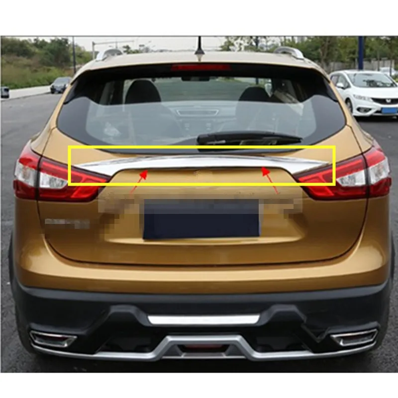 Аксессуары подходят для 2014 2015 2016 NISSAN QASHQAI J11 хромированная подъемная дверь крышка