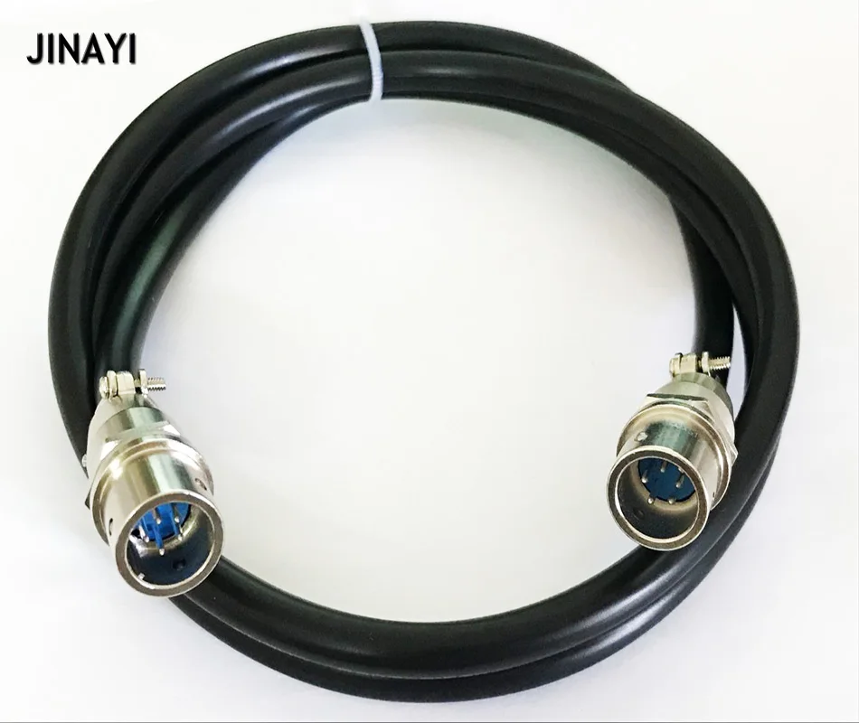 5 pin XS12 Женский Мужской авиационный разъем 12 мм кабель 1 м|cable connector|cable 1ml connector |