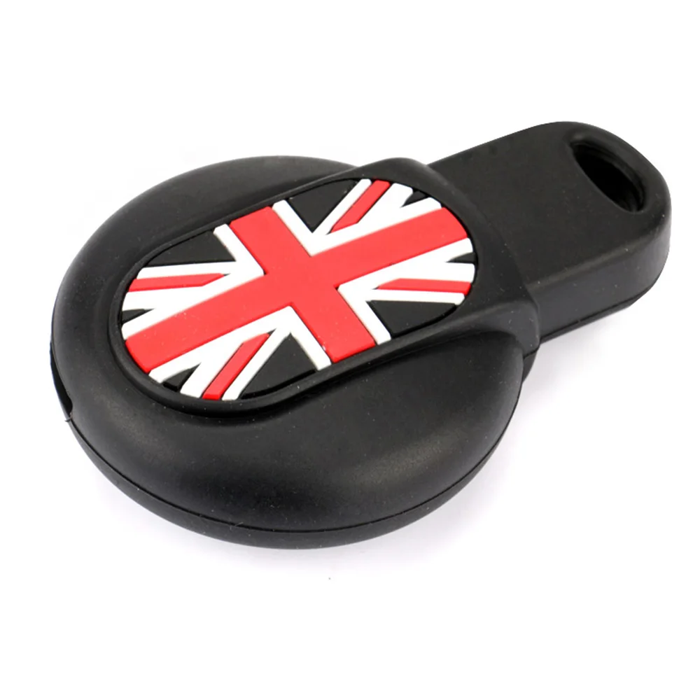 Black Red Jack Юнион Джек силиконовый автомобильный чехол для дистанционного ключа, чехол для Mini Cooper JCW One F54 F55 F56 F57 F60 аксессуары для стайлинга автомобилей - Название цвета: Black Red Jack