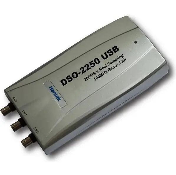 Hantek DSO-2250 Виртуальный осциллограф USB2.0 на основе ПК 100 МГц 2 Ch 250MSa/s DSO2250 с 23 функциями