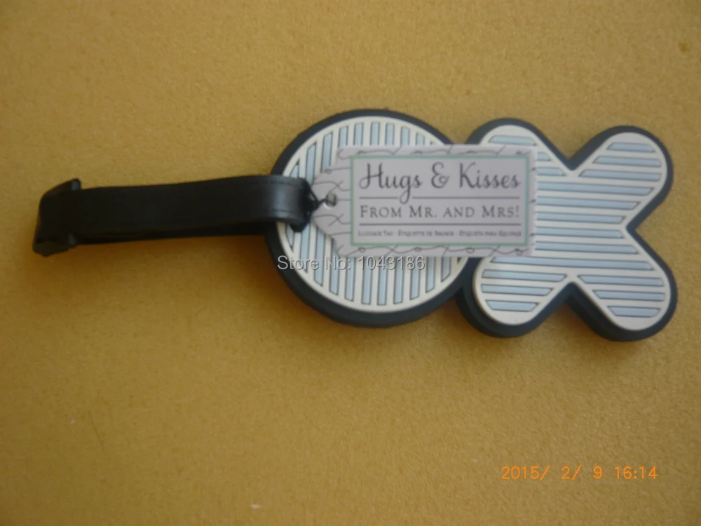 Бесплатная доставка бирки для багажа свадебных сувениров обнимания и поцелуи от