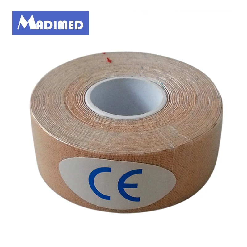 

4 Rolls/Lot 2.5Cmx5m Cotton Kinesiology Sports Tape Elastic Adhesive Muscle Tape Bandage For Basketball/Soccer/Tennis/Badminton