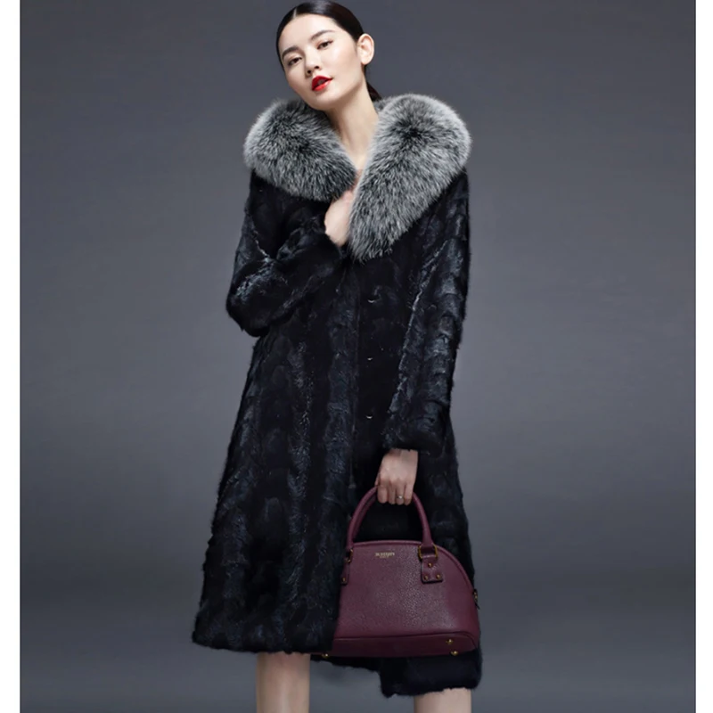 Осенне-зимнее Новое Женское кожаное пальто имитация стинсерой куртки тонкая и