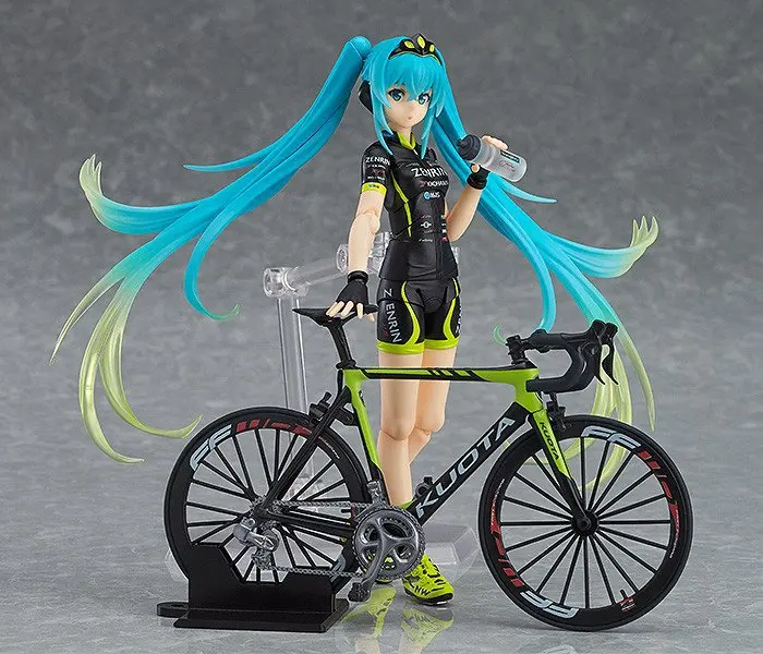 Хацунэ Мику Figma 307 гоночный Мику teaomuyo поддержка ver. ПВХ фигурка Коллекция Модель игрушки 14 см