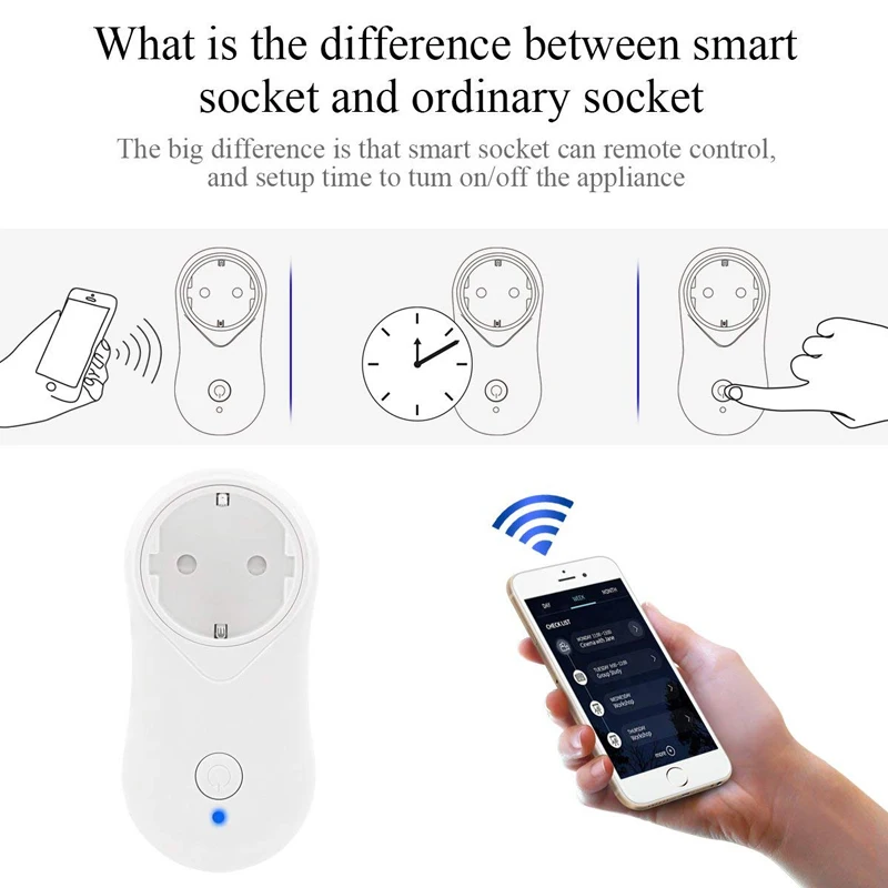 INQMEGA умная розетка с Wi Fi дистанционное беспроводное приложение пульт