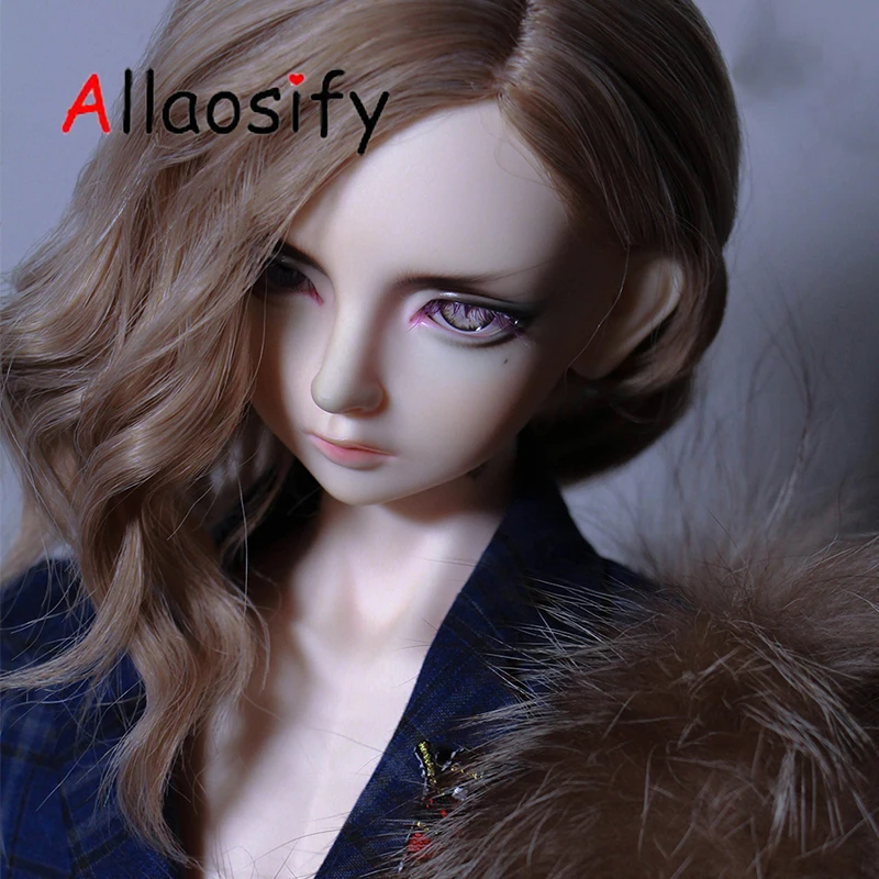 Парик для шарнирной куклы Allaosify 1/3 1/4 1/6 высокотемпературный парик девочек длинный