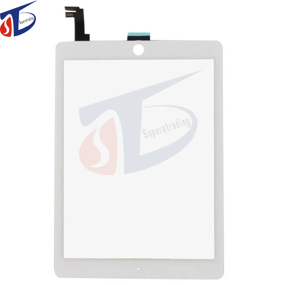 Новый черный белый для iPad Air 2 6 A1567 A1566 сменный сенсорный экран дигитайзер стекло