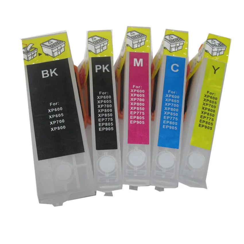 

T2621 26/26XL Refillable ink cartridge For Epson XP600 XP605 XP700 XP800 XP510 XP615 XP610 XP605 xp820 XP520 XP620 XP625 Printer