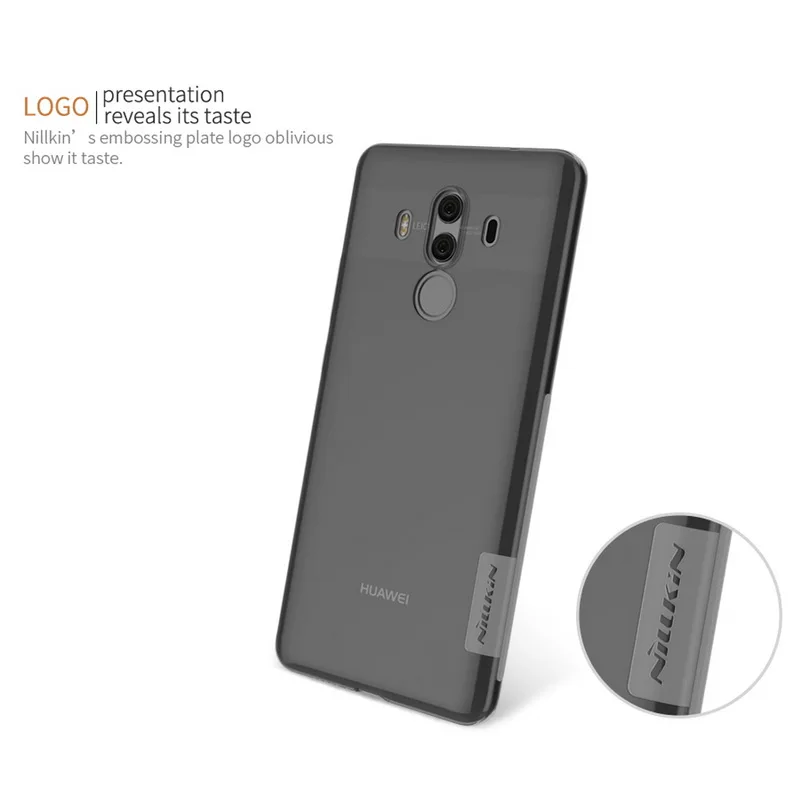 NILLKIN для Huawei Коврики 10 случае Nature TPU прозрачный ТПУ чехол Pro с розничной Вышивка