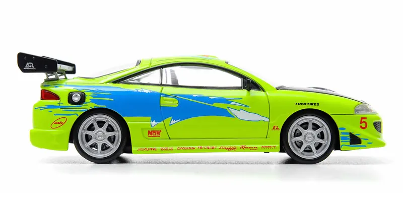 Автомобиль GreenLight 1:43 Брайана 1995 Mitsu bishi Eclipse из сплава игрушки для детей модель в