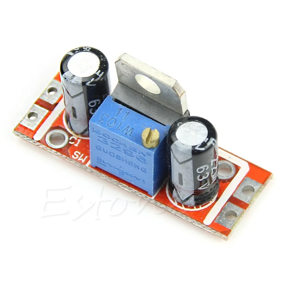 LM317 пониженная рябь DC 63V 4 5 V до 60V 3V понижающий линейный Регулируемый Модуль