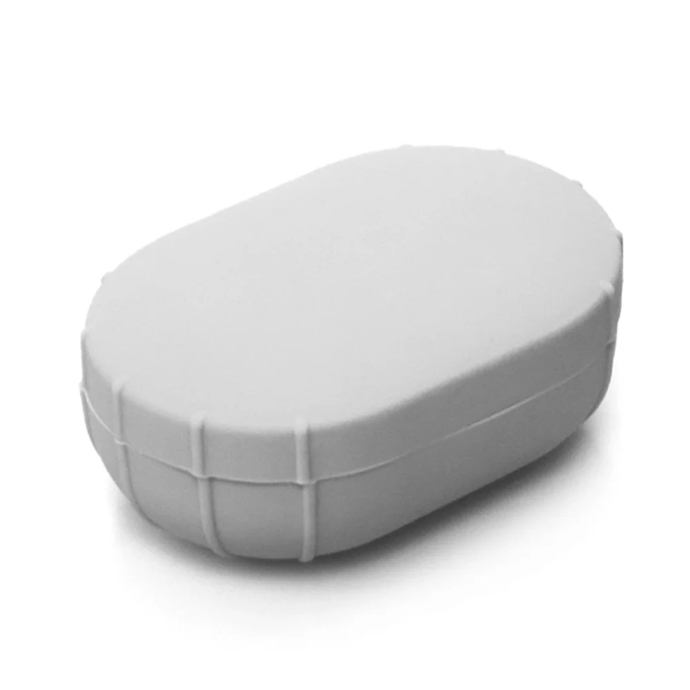 Серый Силиконовый защитный чехол AKBNSTED для Xiaomi Airdots Youth, беспроводные Bluetooth наушники для Airdots, чехол для наушников с мультяшным рисунком - Цвет: Серый
