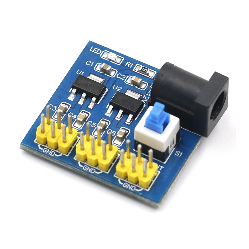 3,3 V 5V 12V Мульти Выходное напряжение преобразования DC-DC 12V постоянного тока до 3,3 V 5V 12V Мощность модуль