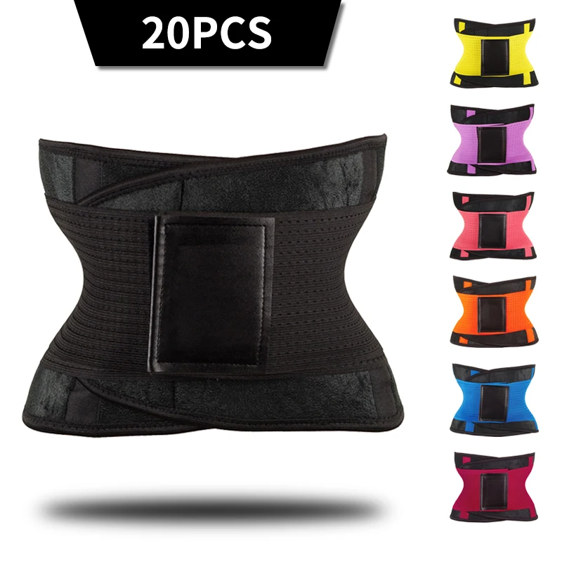 20 шт тренажер для талии пояс Для женщин Body Shaper обмотка вокруг живота Пояс