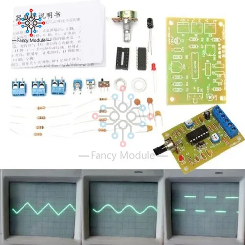 ICL8038 модуль монолитного генератора сигналов DIY Kit синусоидальный квадратный