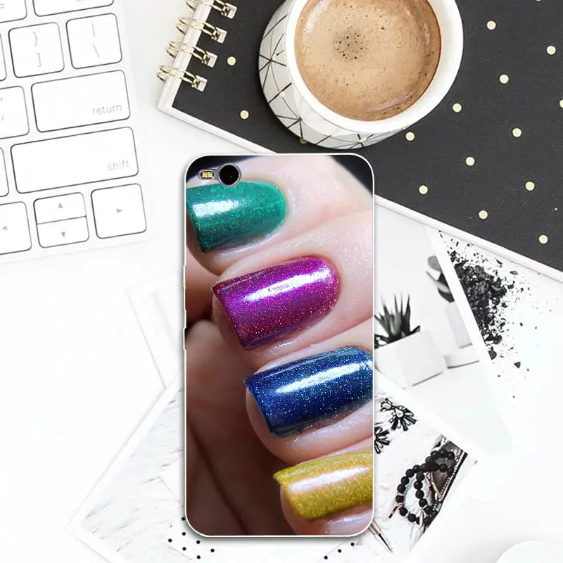 Hot Nail Polish Enamel Color For HTC One U11 M7 M8 M9 M10 E9 Plus Desire 530 626 628 630 816 820 Soft TPU Mobile Phone Cases |