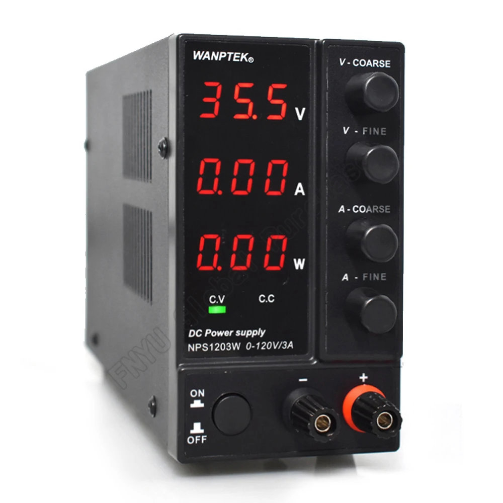 NPS1203W DC Регулируемый источник питания мини цифровой 0 120 V 3A лабораторное