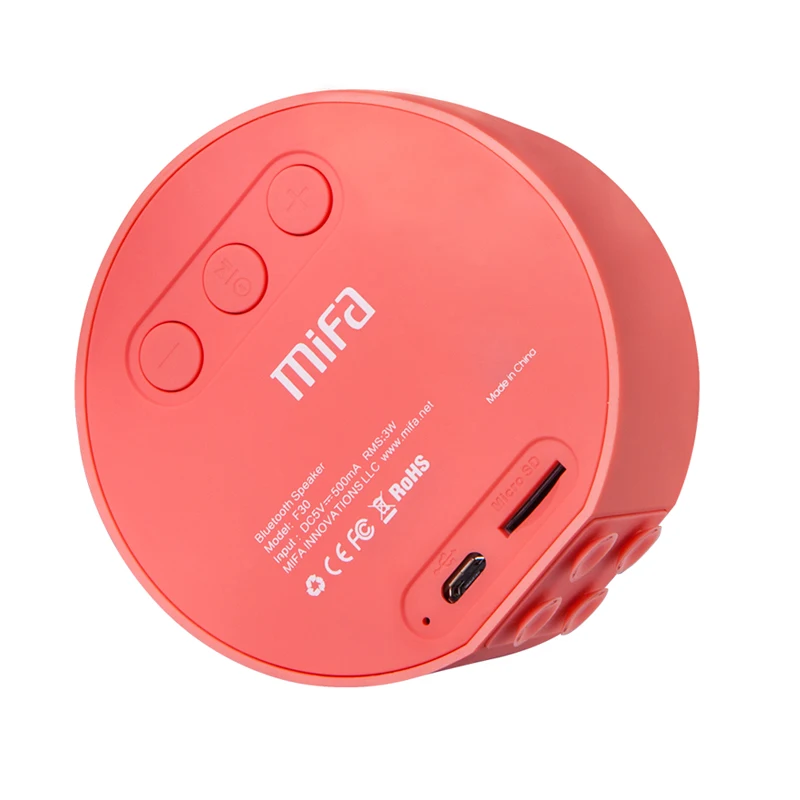 MIFA F30 Беспроводной Bluetooth Динамик с микрофоном Портативный мини Super Bass сабвуфер