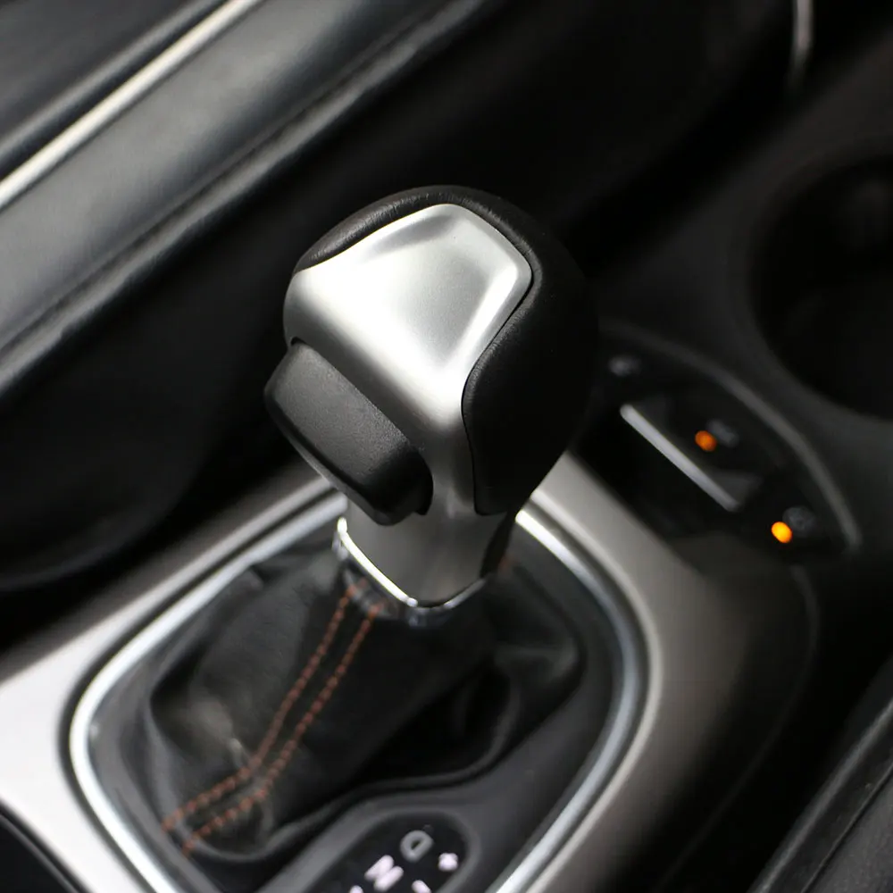 

For Jeep Renegade 2016 2017 2018 2019 ABS Matte Car gear shift lever knob handle cover cover trim Car Styling Accessories 1pcs