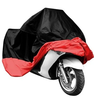 Black and Red Мотоциклетный Чехол для harley Street Glide Ультра классический мотоцикл защита от дождя палатка Touring Honda out/indoor Moto Cover - Цвет: Black and Red