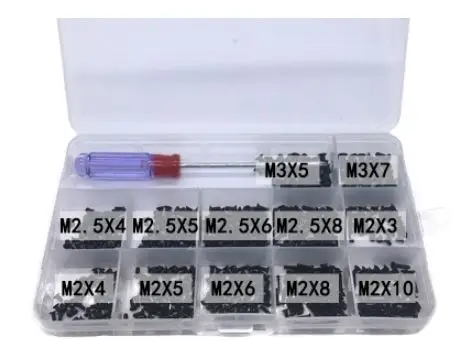 240-480 шт./компл. M2 M2.5 M3 Mix Phillips круглая головка микро шурупы саморезы электронные