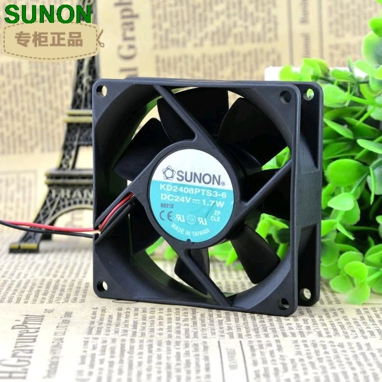 Осевой вентилятор охлаждения радиатора SUNON KD2408PTS3 6 8025 80 мм 80*80*25 DC 24 в 1 7 Вт|Кулеры и