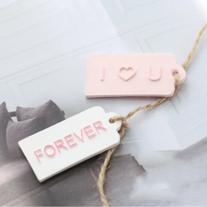 Колько Forever Love буквенный ярлык силиконовые формы воск для ароматерапии планшет