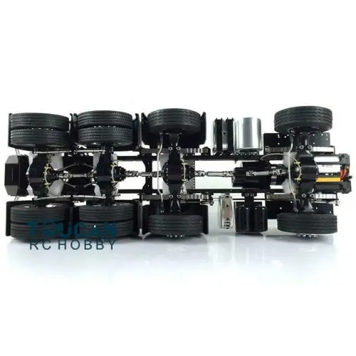 1/14 RC LESU Металлическое шасси для 8*8 трактор грузовик модель Дистанционное