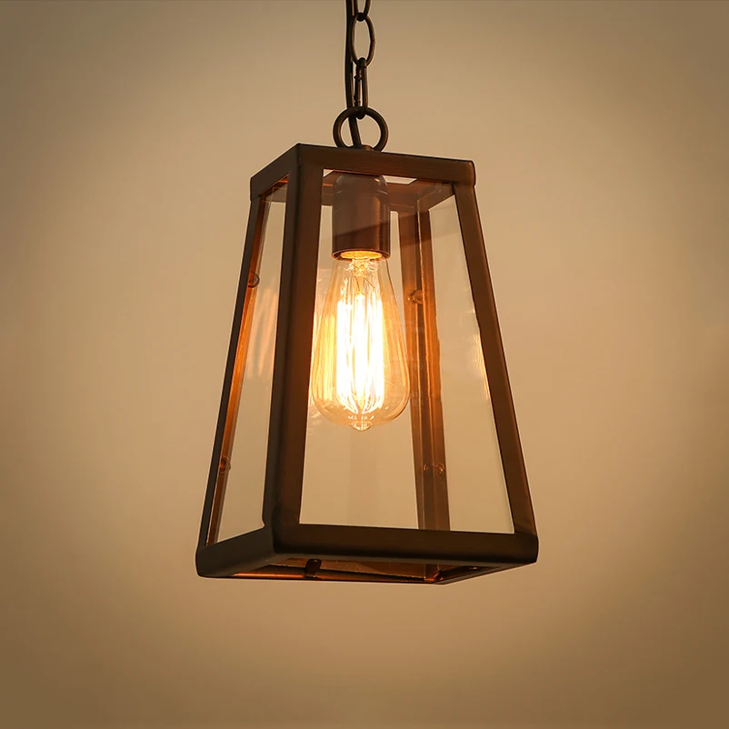 

Подвесной светильник в стиле ретро Лофт, люстра для столовой, коридора, клуба, бара, кафе, Подвесная лампа для ресторана, светильник с одной головкой