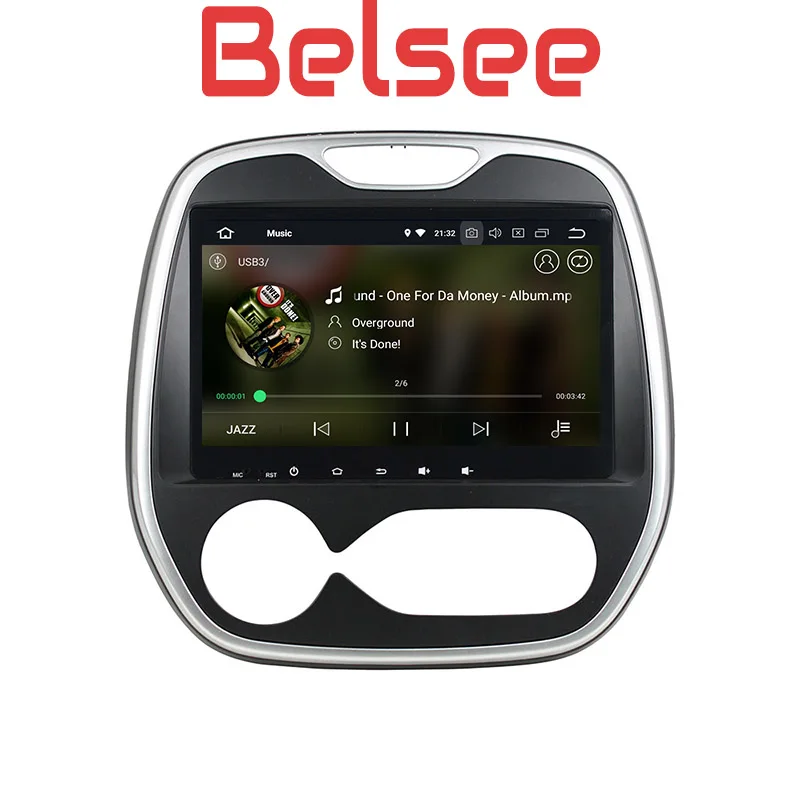 Автомагнитола Belsee 9 дюймов IPS экран Восьмиядерный процессор Android 8 стерео GPS Bluetooth